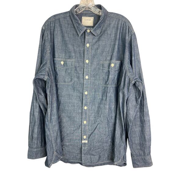 Oobe Men's Marlan "The Chambray Shirt" Button Down Shirt Size XL - Picture 1 of 6
